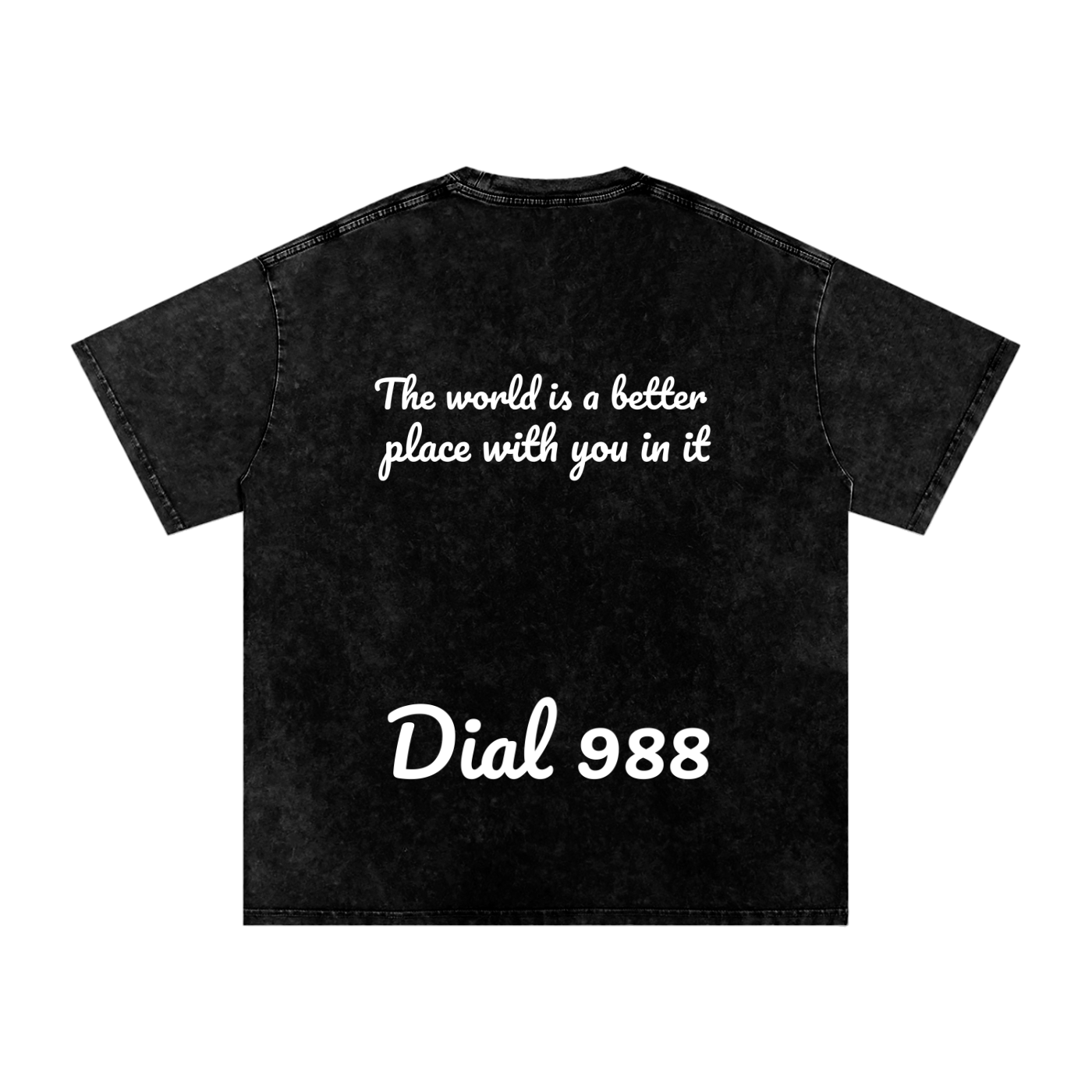 988 - Snow Washed Oversized Cotton T-Shirt